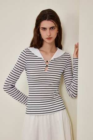 Sense cutout beaded top