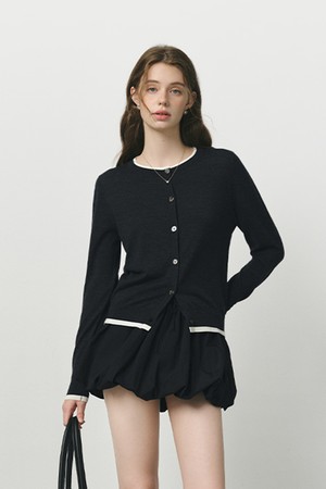 Banding balloon skirt_2color