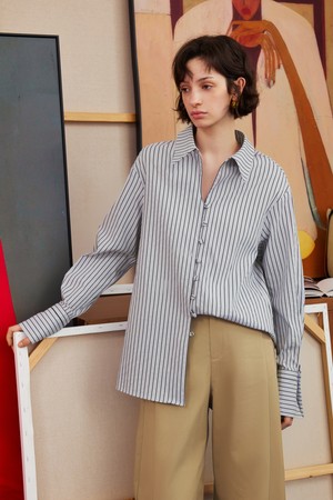 Temperament versatile shirt_2color