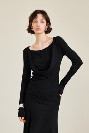 Long-sleeved design top_3color