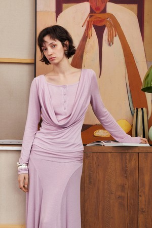 Long-sleeved design top_3color