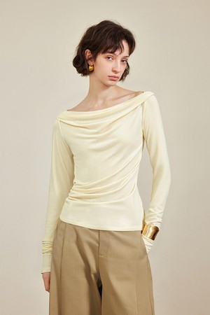 Pinch waist slimming top_2color