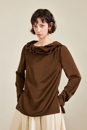 Lace cloud collar top_2color