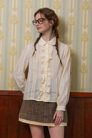 Fungus style long shirt_IVORY