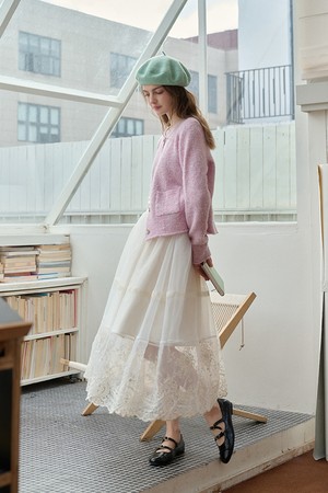 Industry tulle a-line skirt