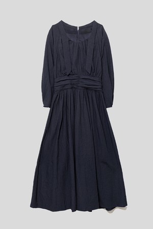 Elegant wide-sleeved dress_2color