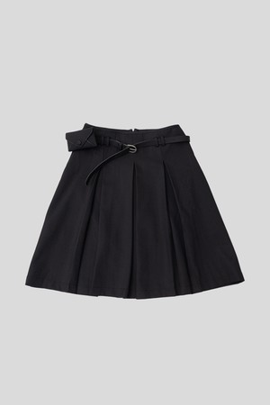 Pleated casual skirt_2color