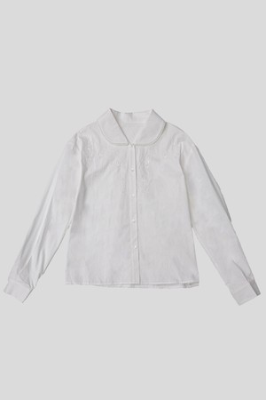 Lapel elegant shirt_2color