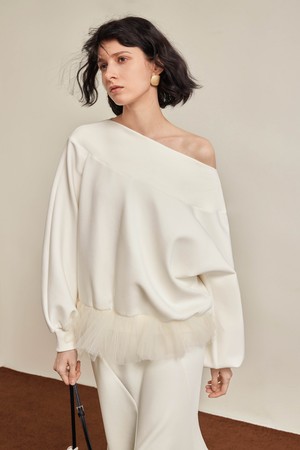 Spliced mesh french top