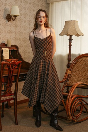 Cest Moidew] Mermaid chiffon camisole dress