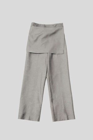 Skirt overlay pants_2color