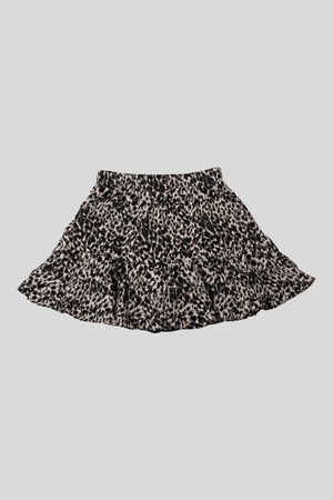 Classic leopard print skirt_2color