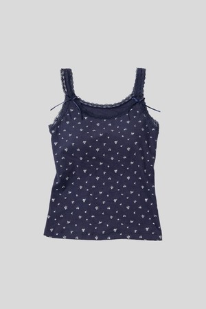 Heart pattern tank top_3color