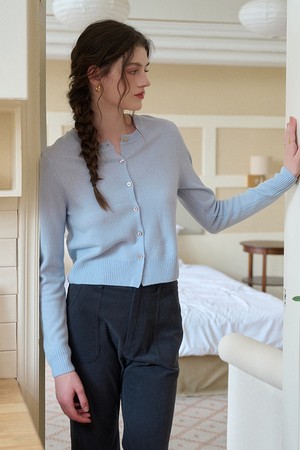 Sweater knitted cardigan_5color