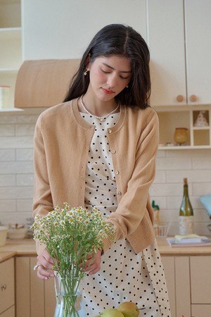 Sweater knitted cardigan_5color