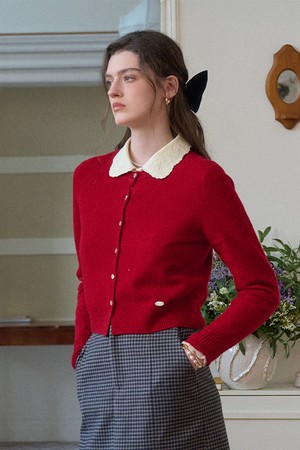 Sweater knitted cardigan_5color