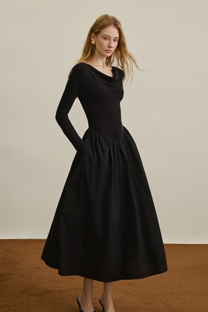 French elegant waist dress