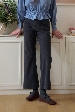 Commuter corduroy slacks_2color