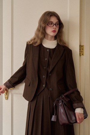 Vintage french striped jacket