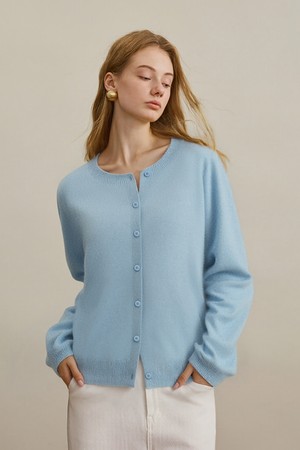 Versatile brushed cardigan