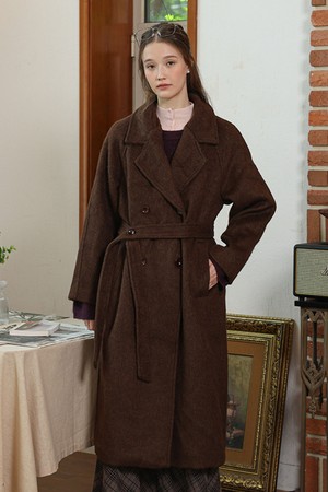 Classic solid color winter coat_2color