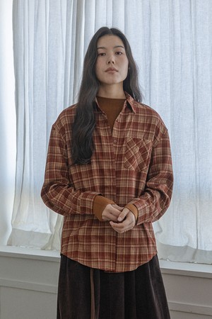 Winter plaid shirt_RED