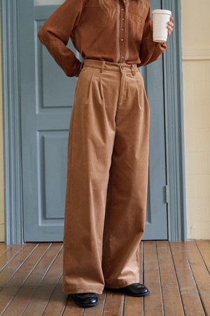 Casual commuter wide pants_2color