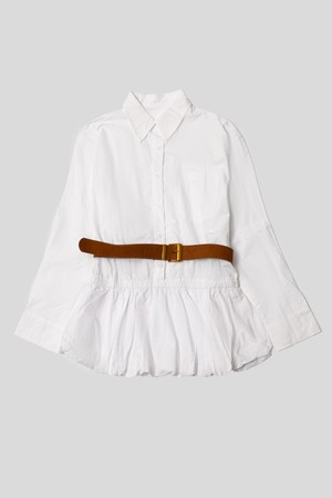 Brown check loose shirt_2color