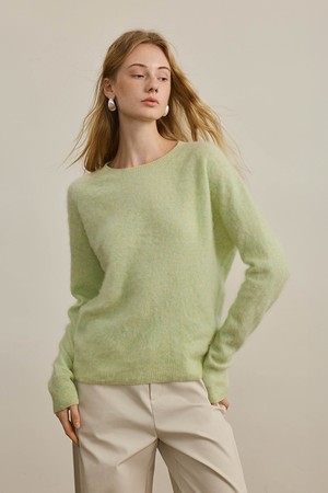 Solid color loose knit_4color