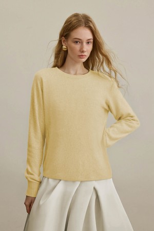 Solid color loose knit_4color