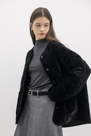 Waist design round neck top_3color