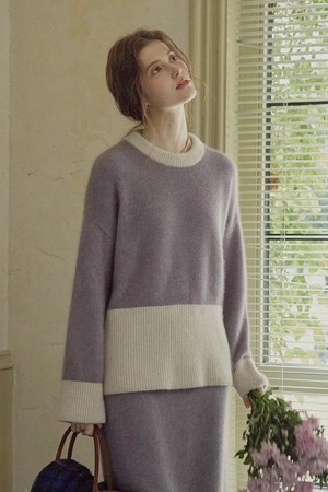 Soft lavender pullover sweater