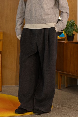 DD_Cozy fleece wide pants_2color