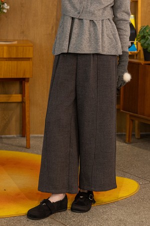 Loose-fitting daily pants_2color