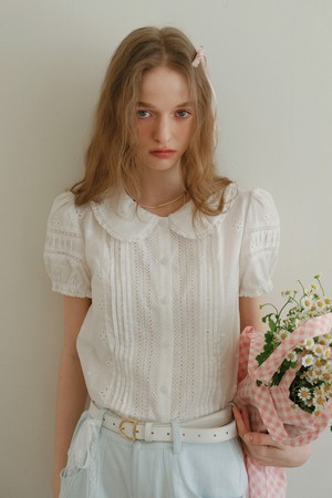 Doll cotton embroidery shirt