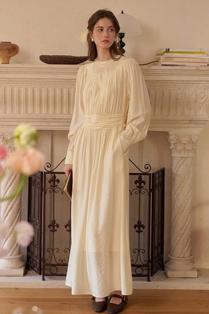 Victorian long-sleeved dress