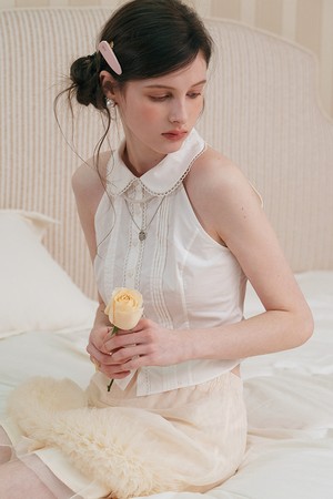 Petite halter neck top