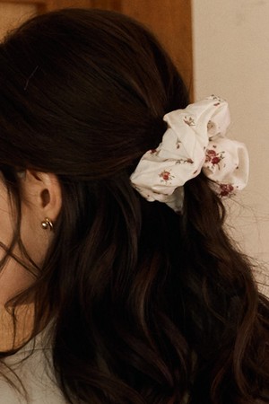 SR_Patchwork lace scrunchie_4color