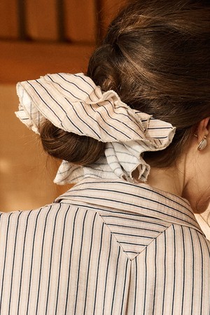 SR_Patchwork lace scrunchie_4color