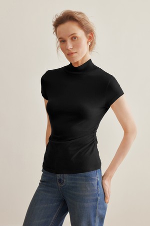 Short-sleeved versatile top_4color