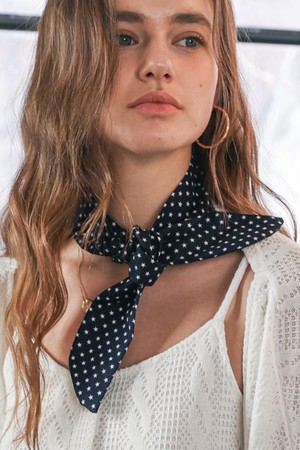 Star dot multi scarf_3color