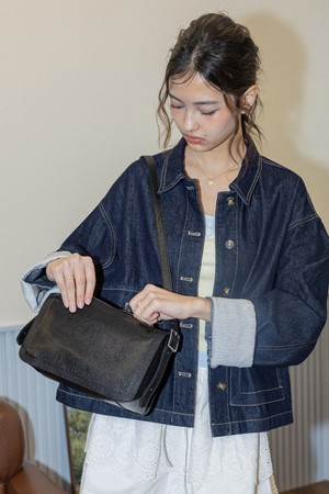 Soft square bag_BLACK