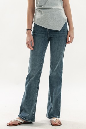 Daily denim pants_2color