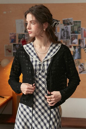 Crochet cover-up cardigan_2color