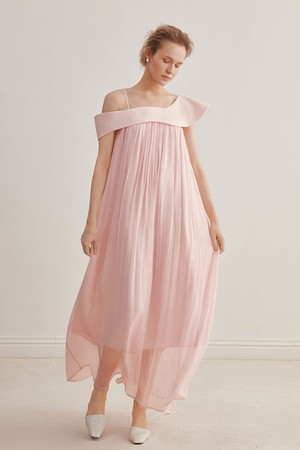 Suspender mesh dress