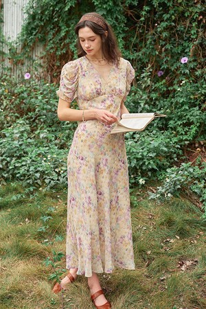 Slimming tea break dress