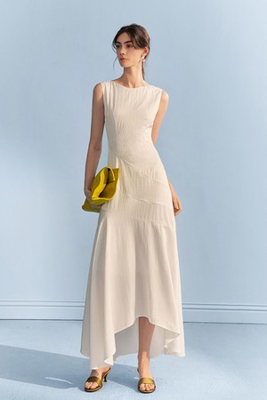 4/28 예약배송_YY_Waist seaside white dress