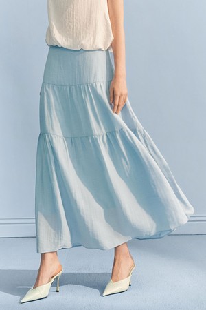 YY_A-line cake skirt_2color
