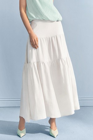 YY_A-line cake skirt_2color