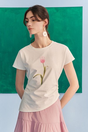 YY_Pinched pleats top